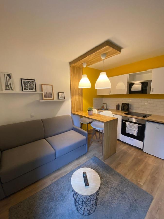 Centre Saint-Gervais Studio Jaune Moderne Proche Telecabine 2 Pers Exteriör bild